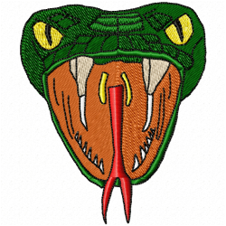 Snake Embroidery Design 11